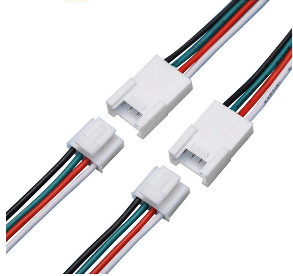 ‌HY2.0mm Locking Terminal Cable | HY-2P Connector Pair with Wire | Male & Female Plug Extension Cable