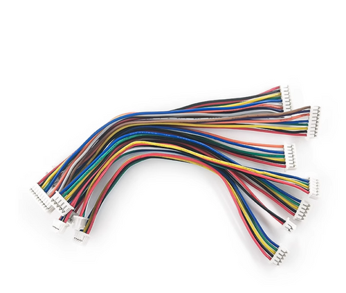 MX1.25mm Single/Dual-End Tinned Terminal Cable | Color-Coded Electronic Wire | 2P-3P-4P-6P-20P Plug Connector