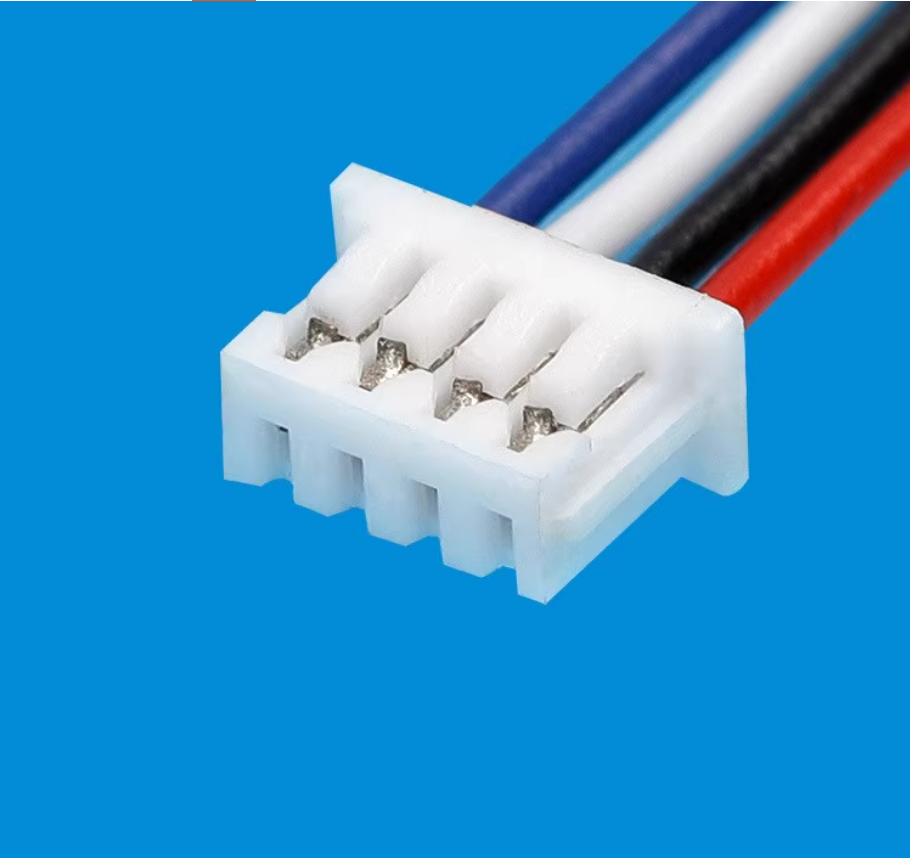 MX1.25mm Single/Dual-End Tinned Terminal Cable | Color-Coded Electronic Wire | 2P-3P-4P-6P-20P Plug Connector
