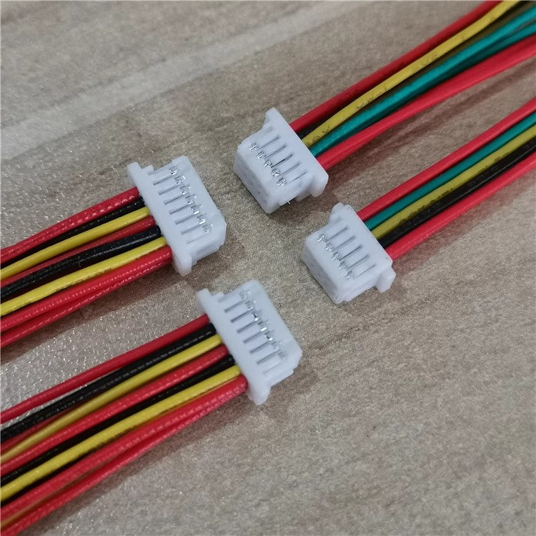 SH1.0mm Double-Row Terminal Cable | SHD1.0 Electronic Wire | Single-End Connector (10P/12P/16P) with Attached Wire